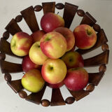 Teak fruit basket 1960