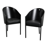 Pair of Costes armchairs by Philippe Starck, circa 1984.