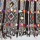 Tapis kilim turc blanc et noir