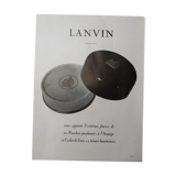 Old advertising lanvin 50s
