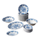 English porcelain service Ridway Staffordshire, 1980s
