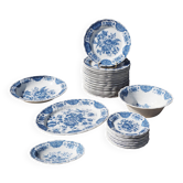 Service en porcelaine anglaise Ridway Staffordshire, années 1980