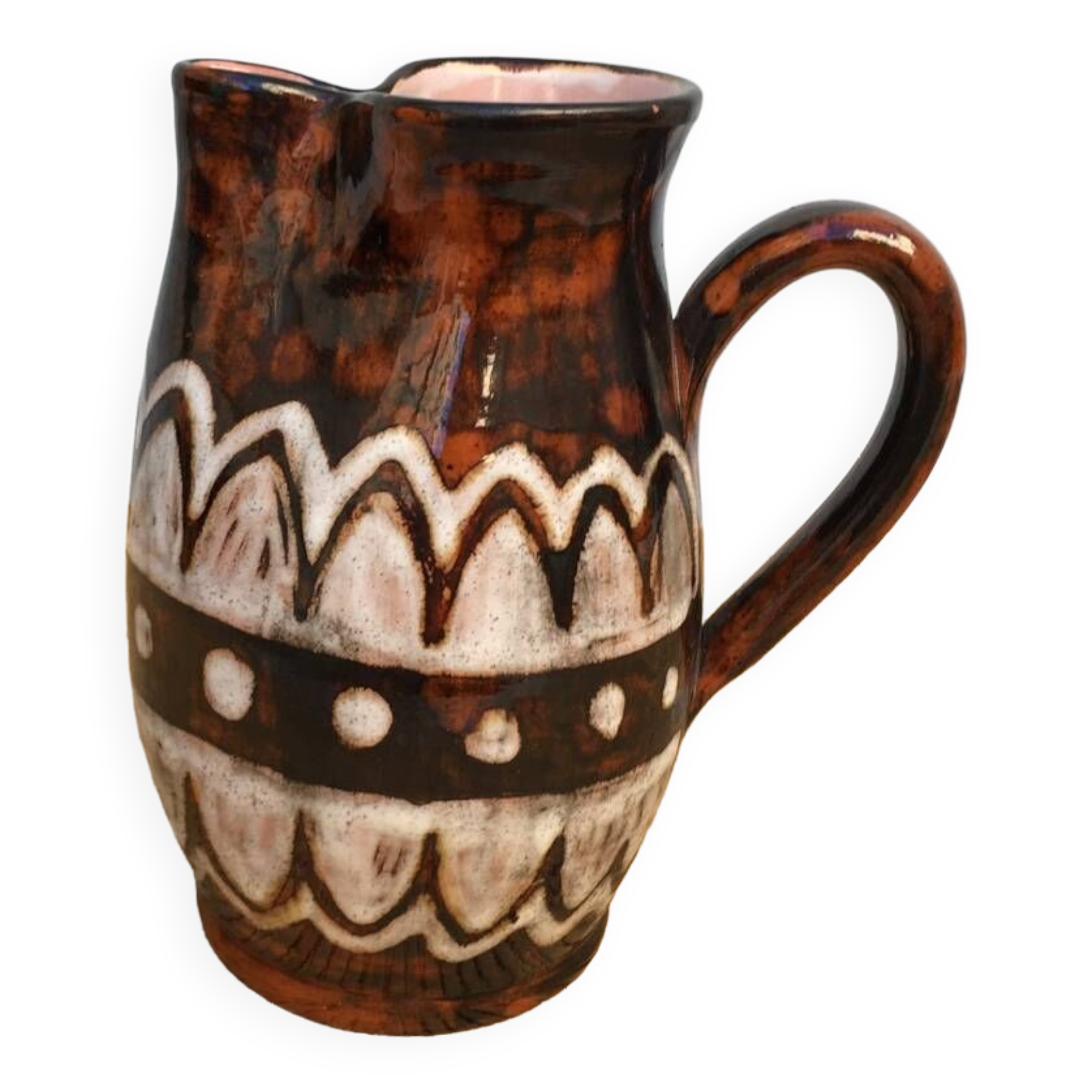 Vintage pitcher ethnic decor