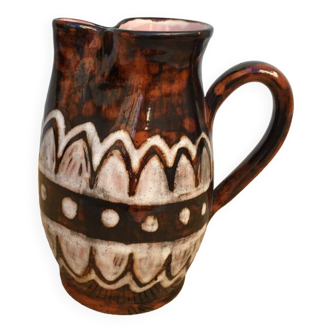 Vintage pitcher ethnic decor