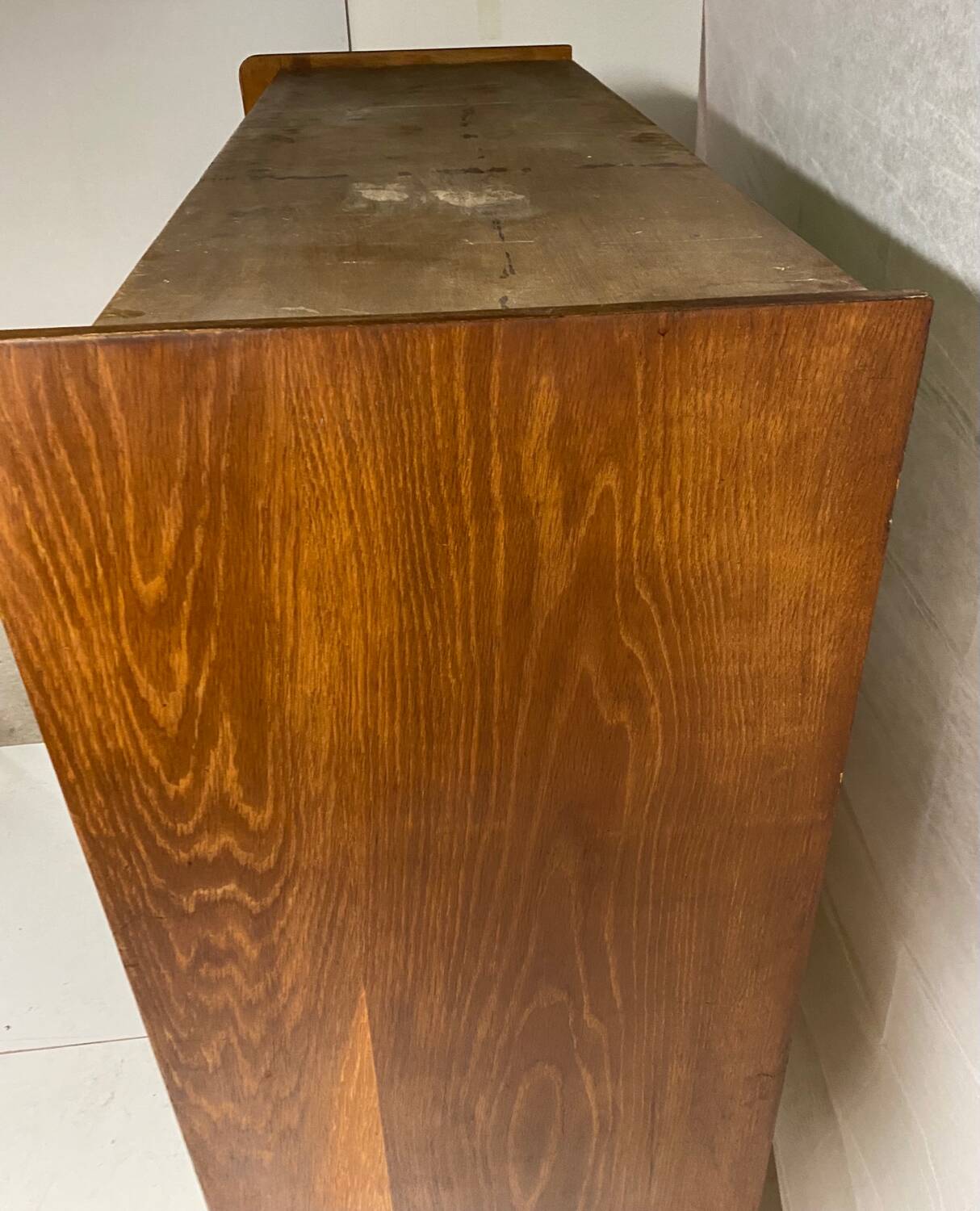 Vintage wardrobe with compass feet