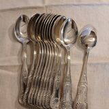 Antique flatware set for 51 place settings
