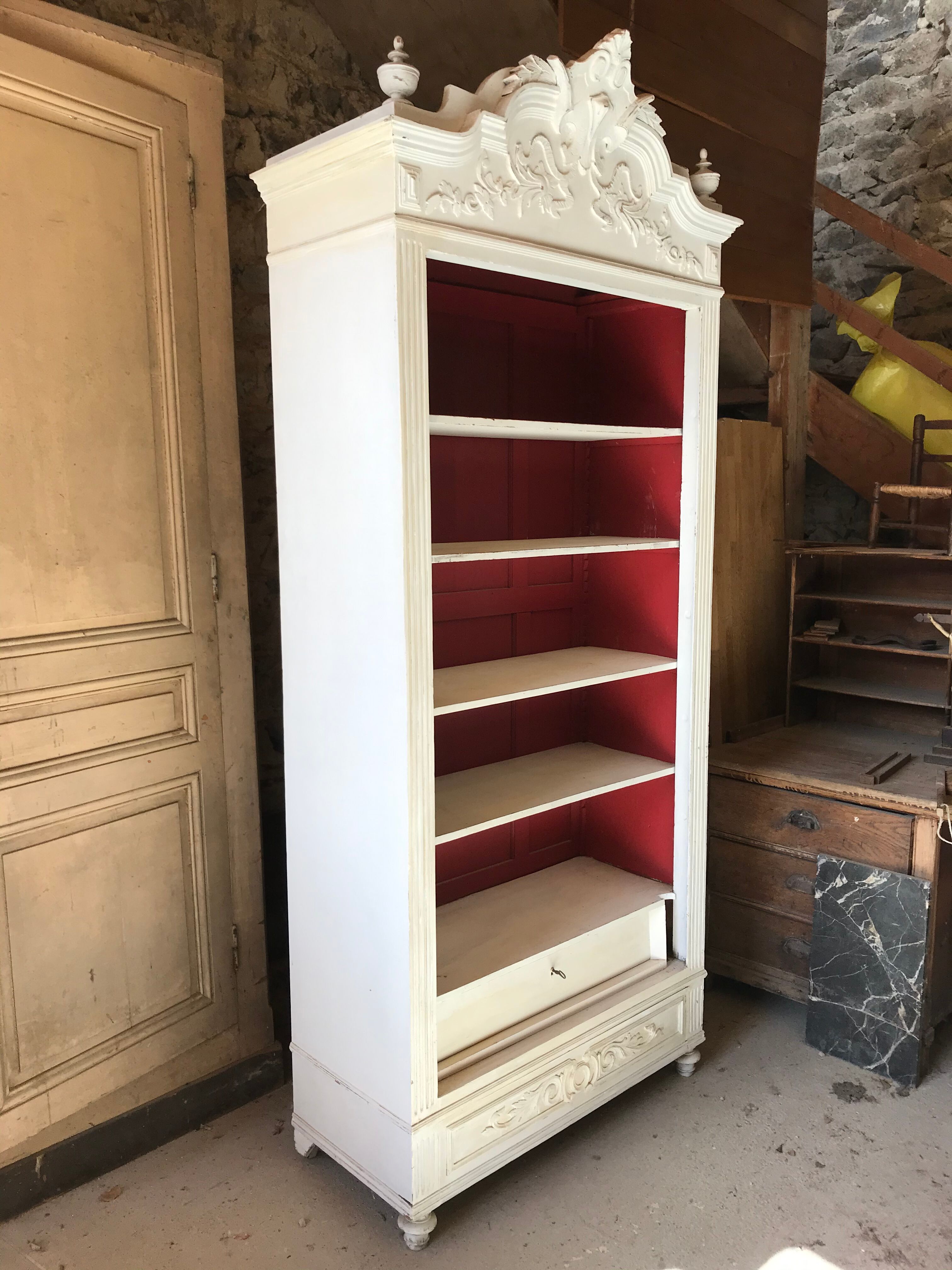 Painted Louis XV wardrobe