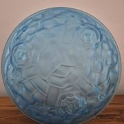 Art Deco ceiling light in pressed glass signed Degué – Ø 35 cm