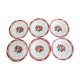 6 assiettes creuses vintage Digoin Sarreguemines modèle Cibon Lot 7
