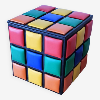 Rubik's cube pouf