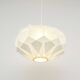 White lamp designed by L. Schioler for Hoyrup Denmark 1970