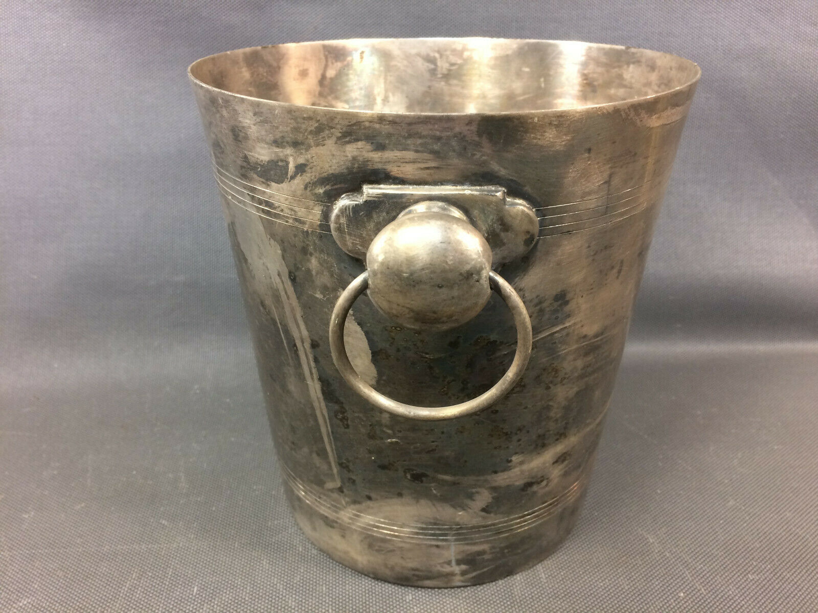 Vintage metal champagne table decoration bucket