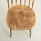 4 bistro chairs with solid wood bars