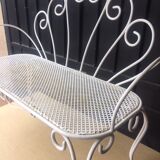 Wrought iron bench
