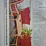 Années 1960, design danois, fauteuil à dossier haut par Regan Møbelfabrik, Aarhus, état d'origine.