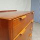 Walnut tallboy chest of drawers