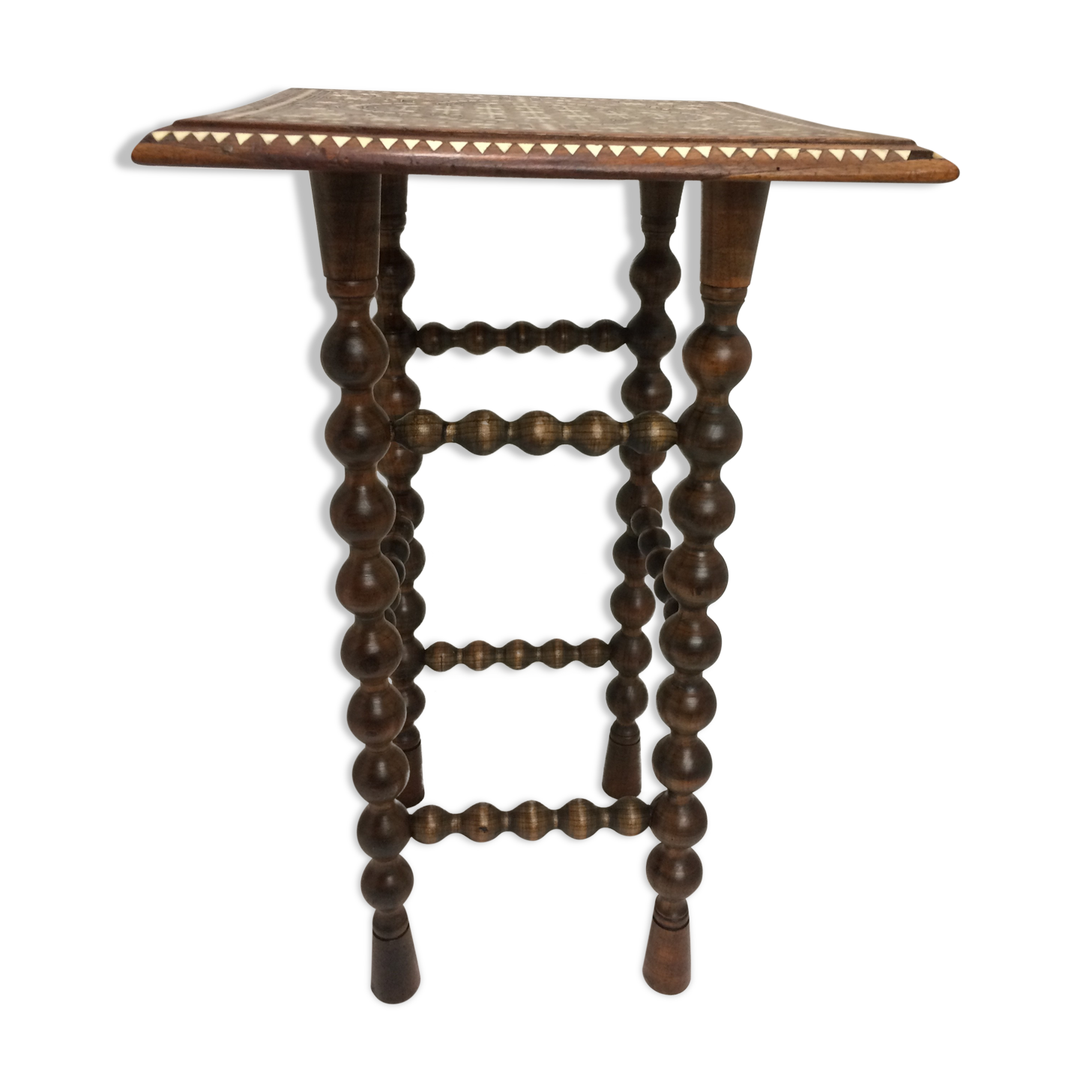 vintage Moroccan harness table