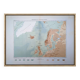 The North Atlantic, original map printed in 1879.