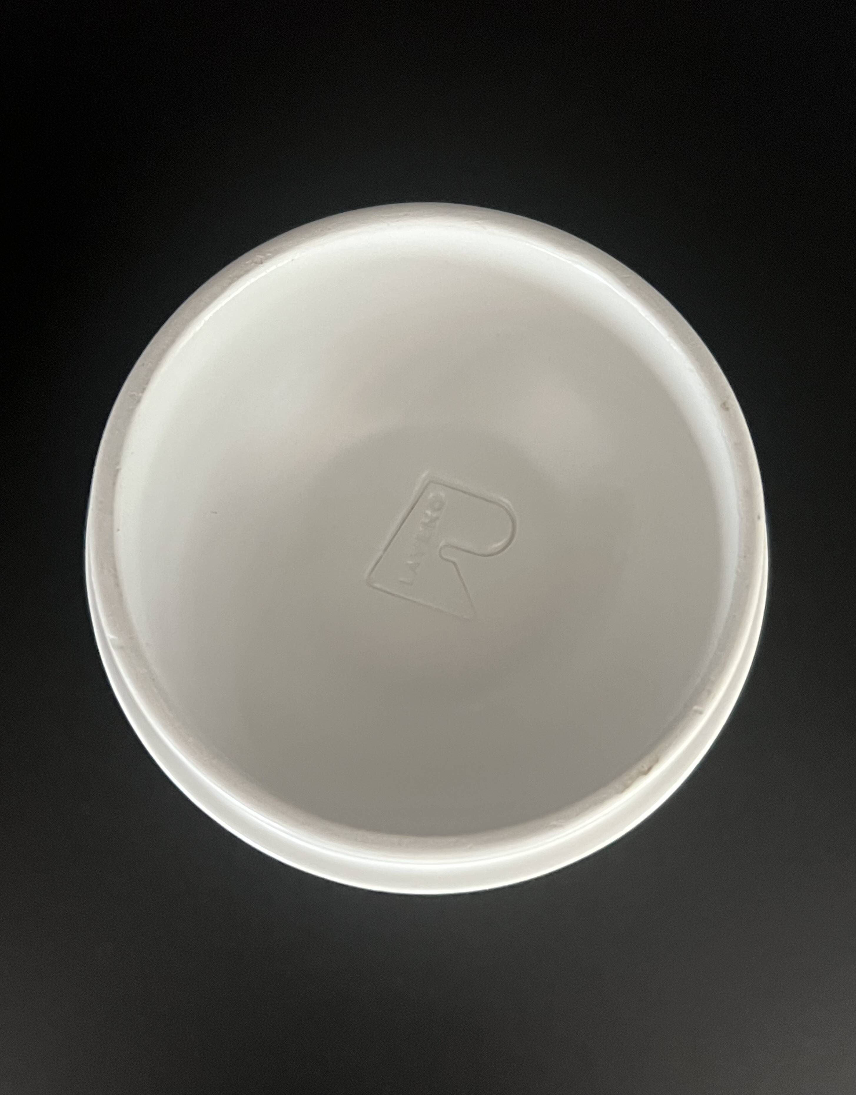 White ceramic smoking set by Revelli, Italy 1970