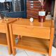Vintage Simat bedside tables in elm – 1970