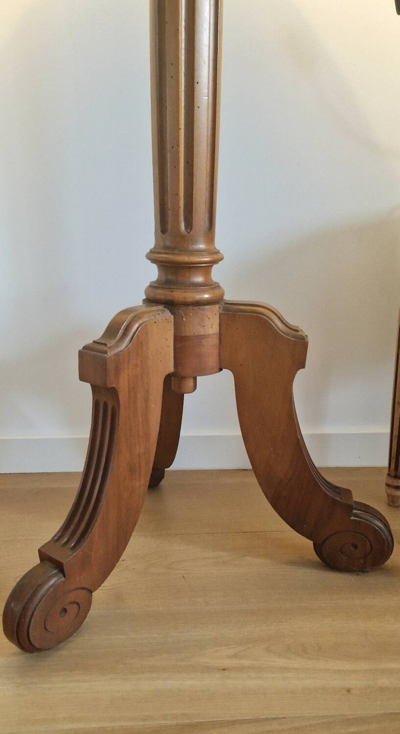 Louis xvi style high pedestal table