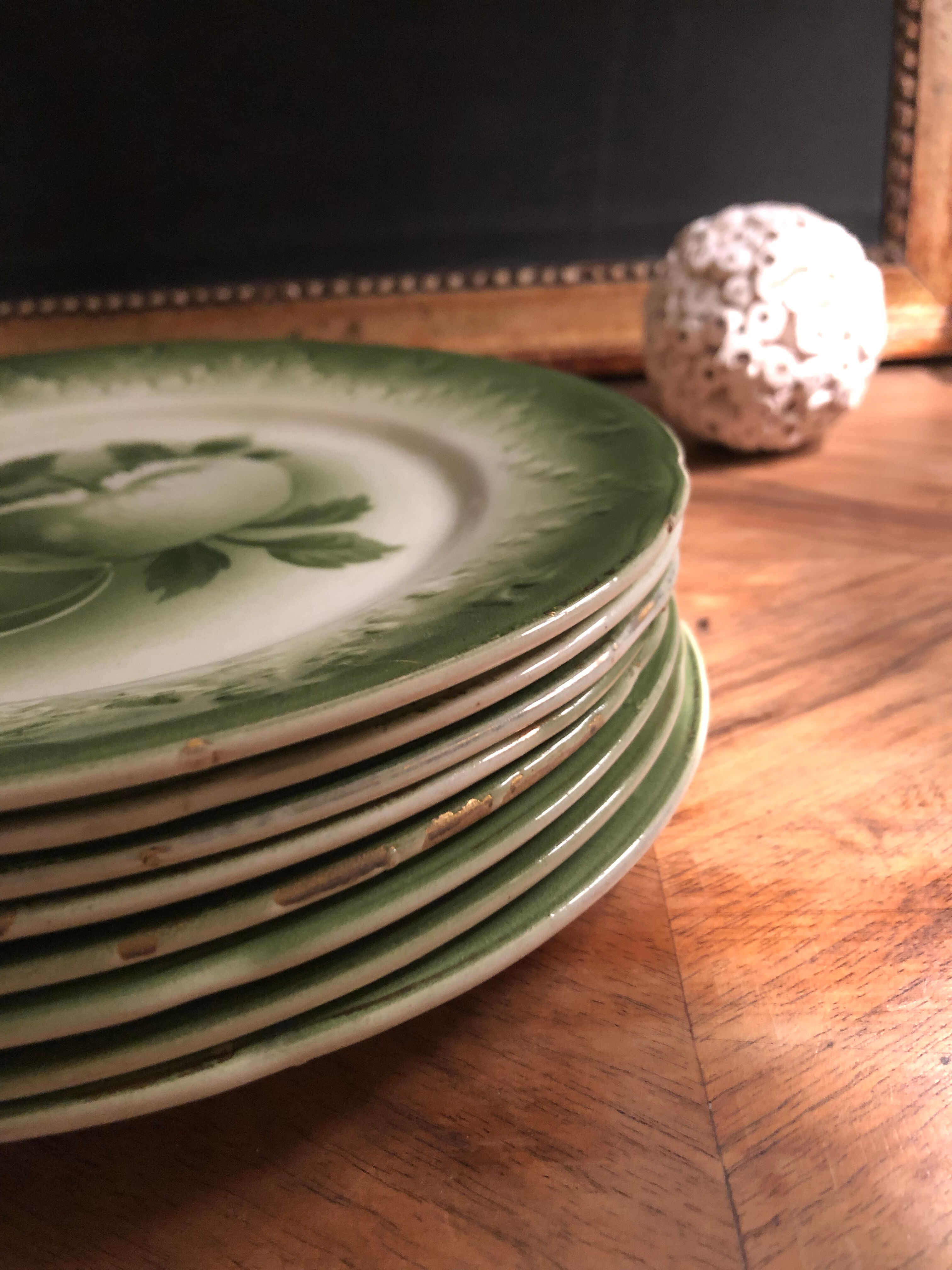 Dessert plates k and g lunéville