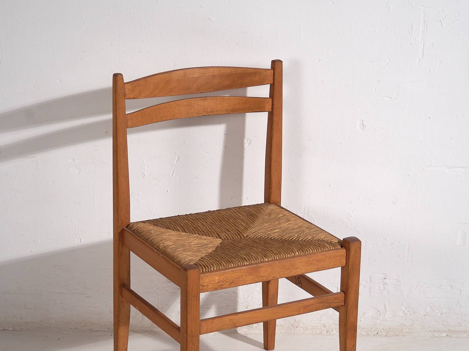 Antique rattan chair (c.1920) #7