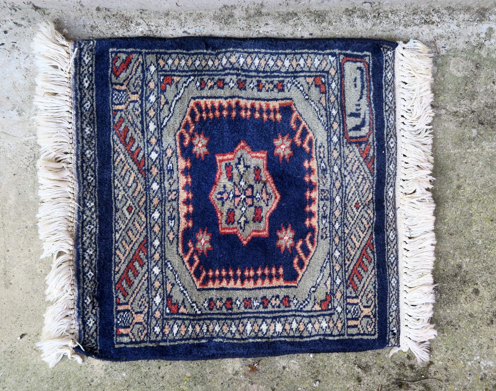 Lot of 4 small vintage Persian rugs