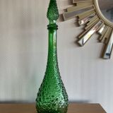 Empoli green glass bottle
