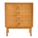Oak chest of drawers with four drawers