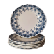 6 plates in earthenware iron by LG