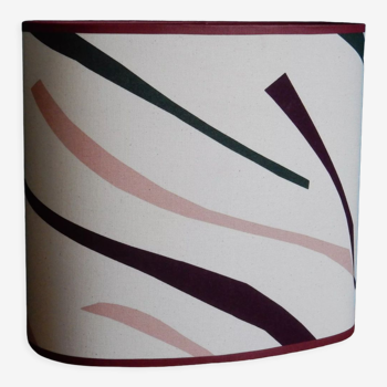 Oval lampshade fabric Marimekko design Antti Kekki