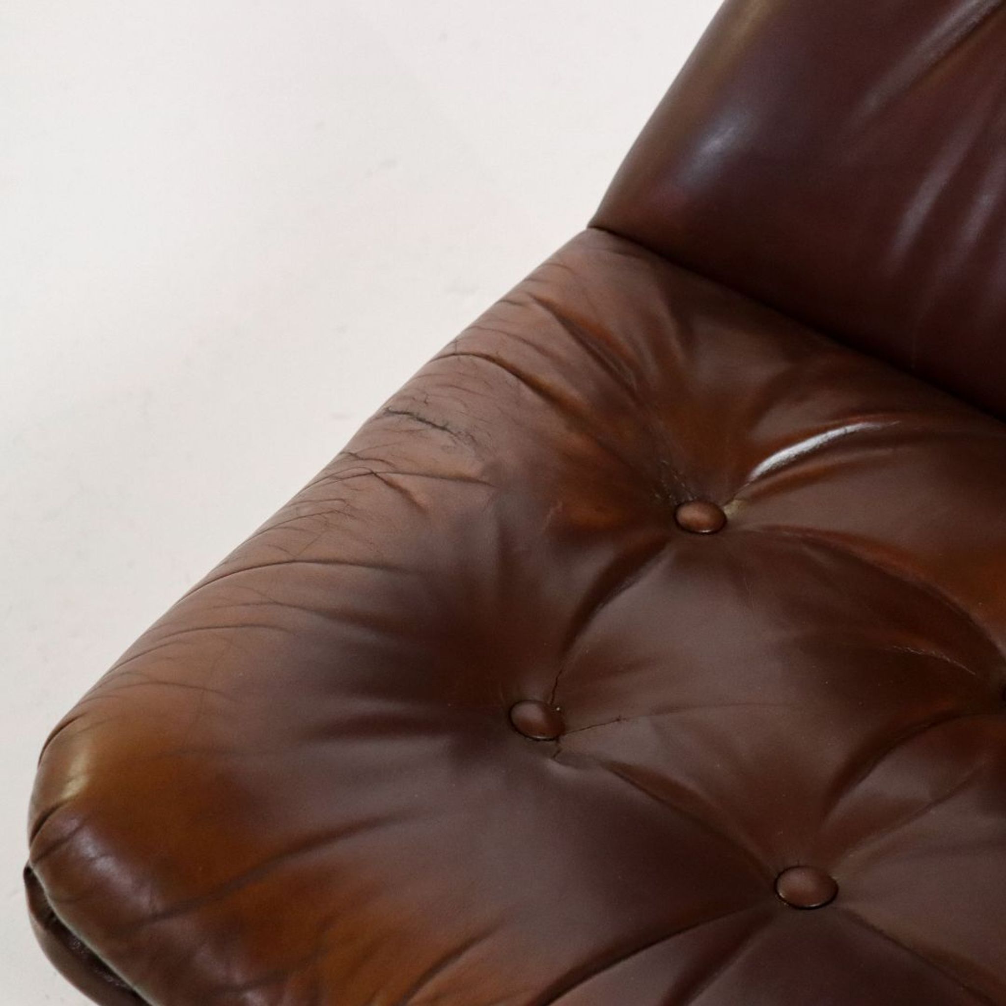 Leather F511 Lounge Chair by Geoffrey Harcourt for Artifort 1960s