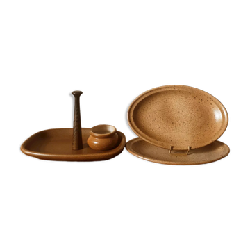 Set of dishes to aperitif