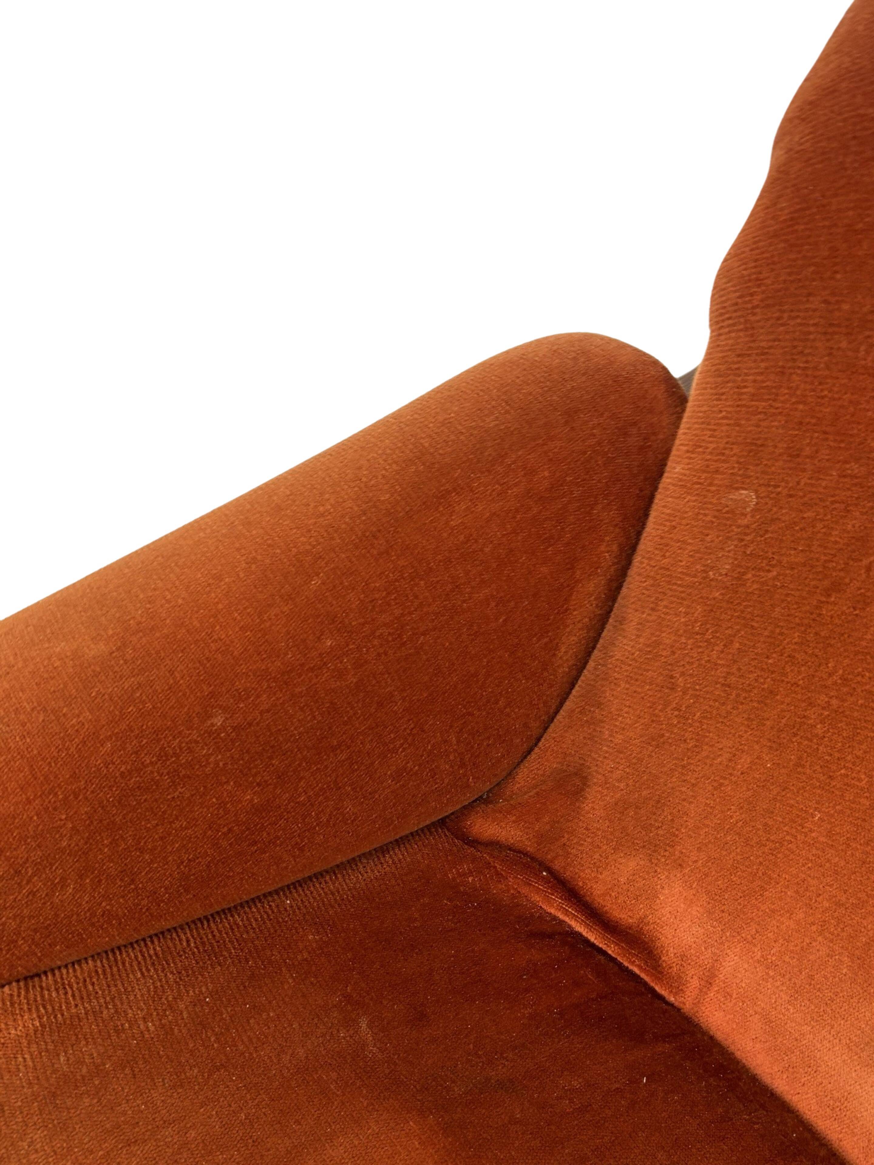 Vintage Space Age Sofa Two Seater Sofa Design 1970s