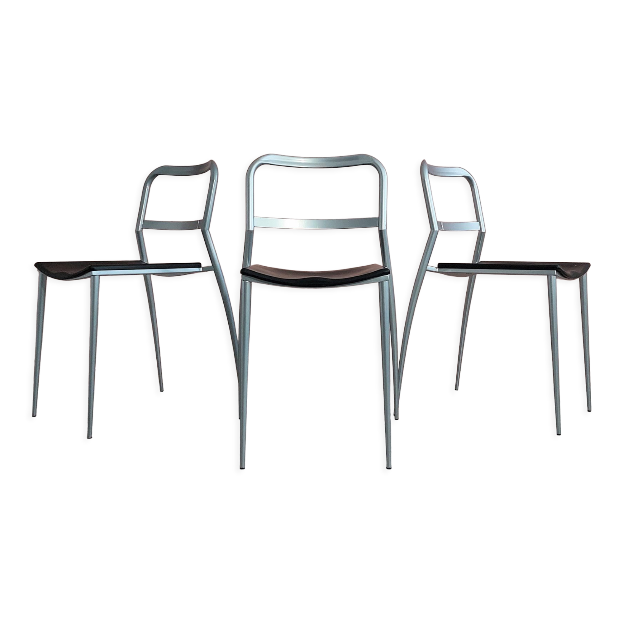 Postmodern Dining Chairs by Maurizio Peregalli for Zeus Collezione 1980's.