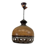 Vintage brown ceramic fat lava suspension