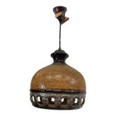Vintage brown ceramic fat lava suspension