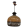 Vintage brown ceramic fat lava suspension