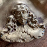 Ashtray brass musketeer dartagnan vintage