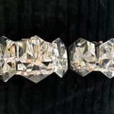 Kinkeldey pair chrome sconces 1980