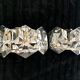 Paire d'appliques chrome Kinkeldey 1980