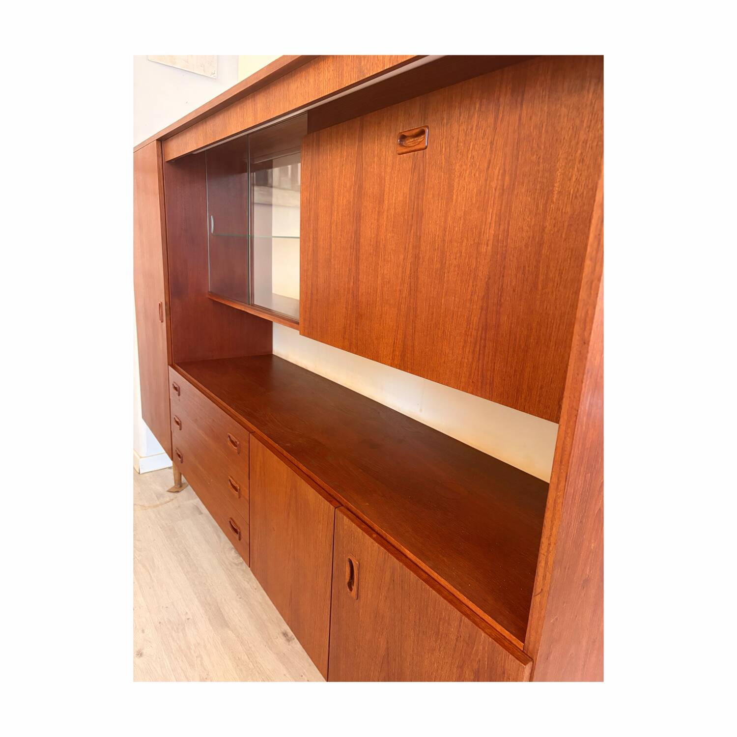Teak bookshelf furniture