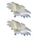 Sputnik Flush Mount in Murano Glass by Simoeng, Set of 2
