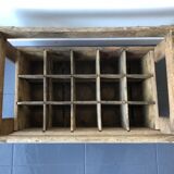 Wooden case for bottles
