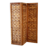 Paravent / roomdevider en bois et bambou