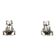 2 wall sconces with crystal drops