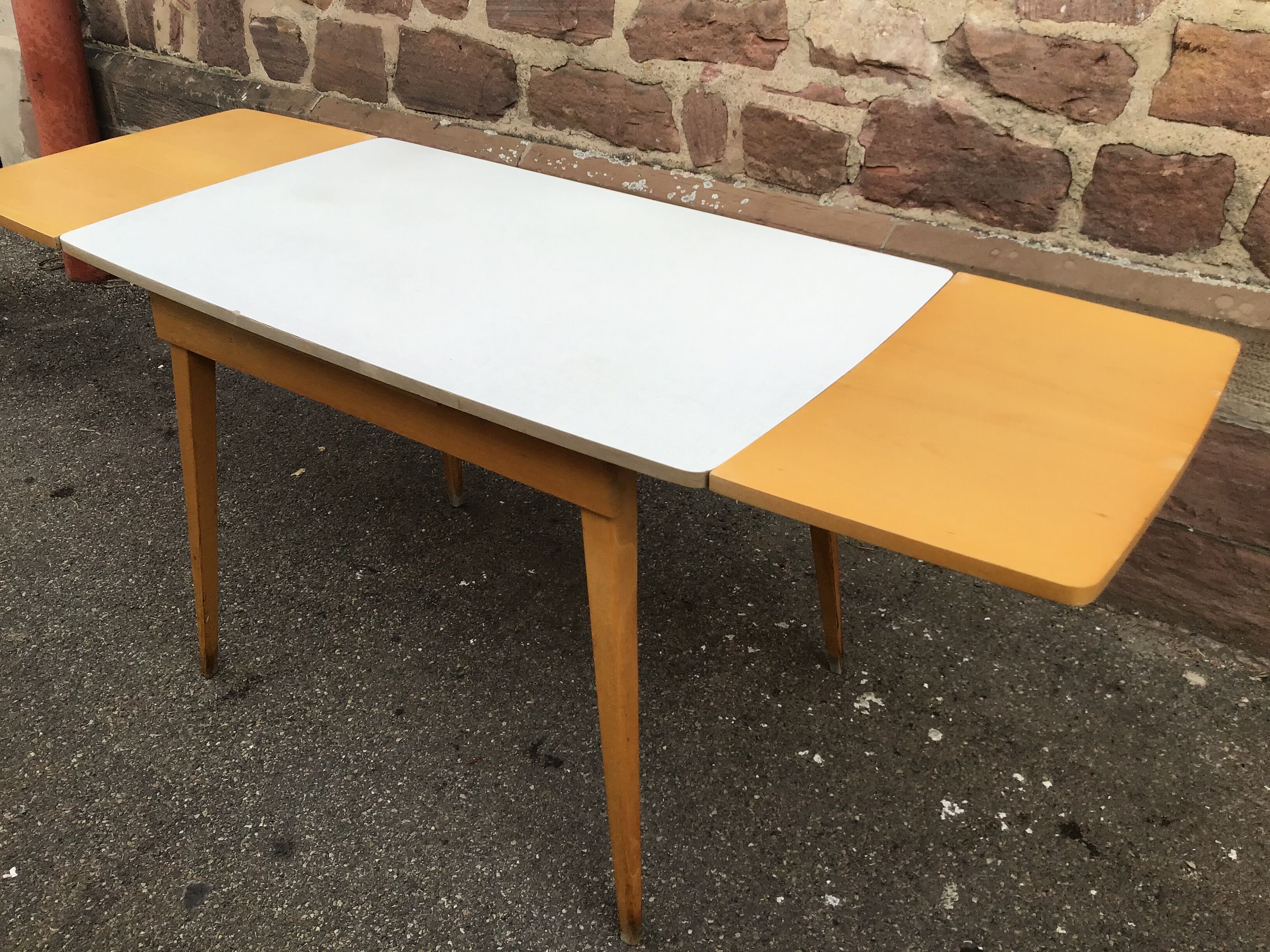 Vintage scandinavian dining table