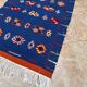 Moroccan Berber rug handwoven: small wool kilim