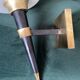 Brass torch sconce
